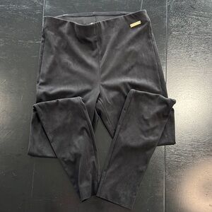 Lilly Pulitzer Black Suede Leggings